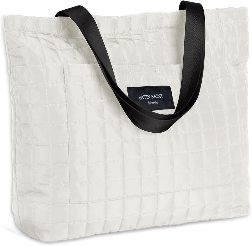 Large Tote Bag for Women Travel Tote Bag SATIN SAINT lifestyle Women Tote Bags for Work Daily Wom... | Amazon (US)