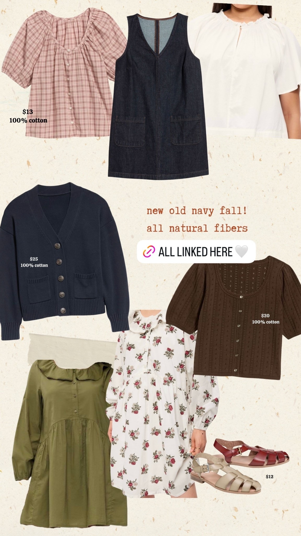 @oldnavy has THE CUTEST fall clothes right now and they’re natural fiber!

#LTKootd #LTKSeasonal #LTKSaleAlert