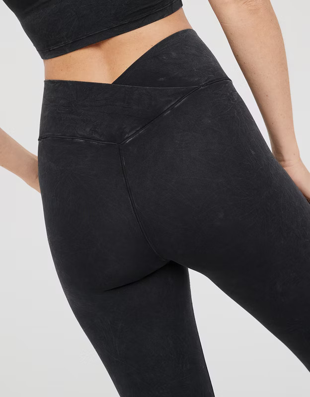 OFFLINE By Aerie Real Me Double Crossover Flare Legging | Aerie