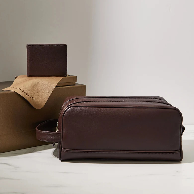 For Him Gift Set | Full grain leather Black Onyx | Leatherology