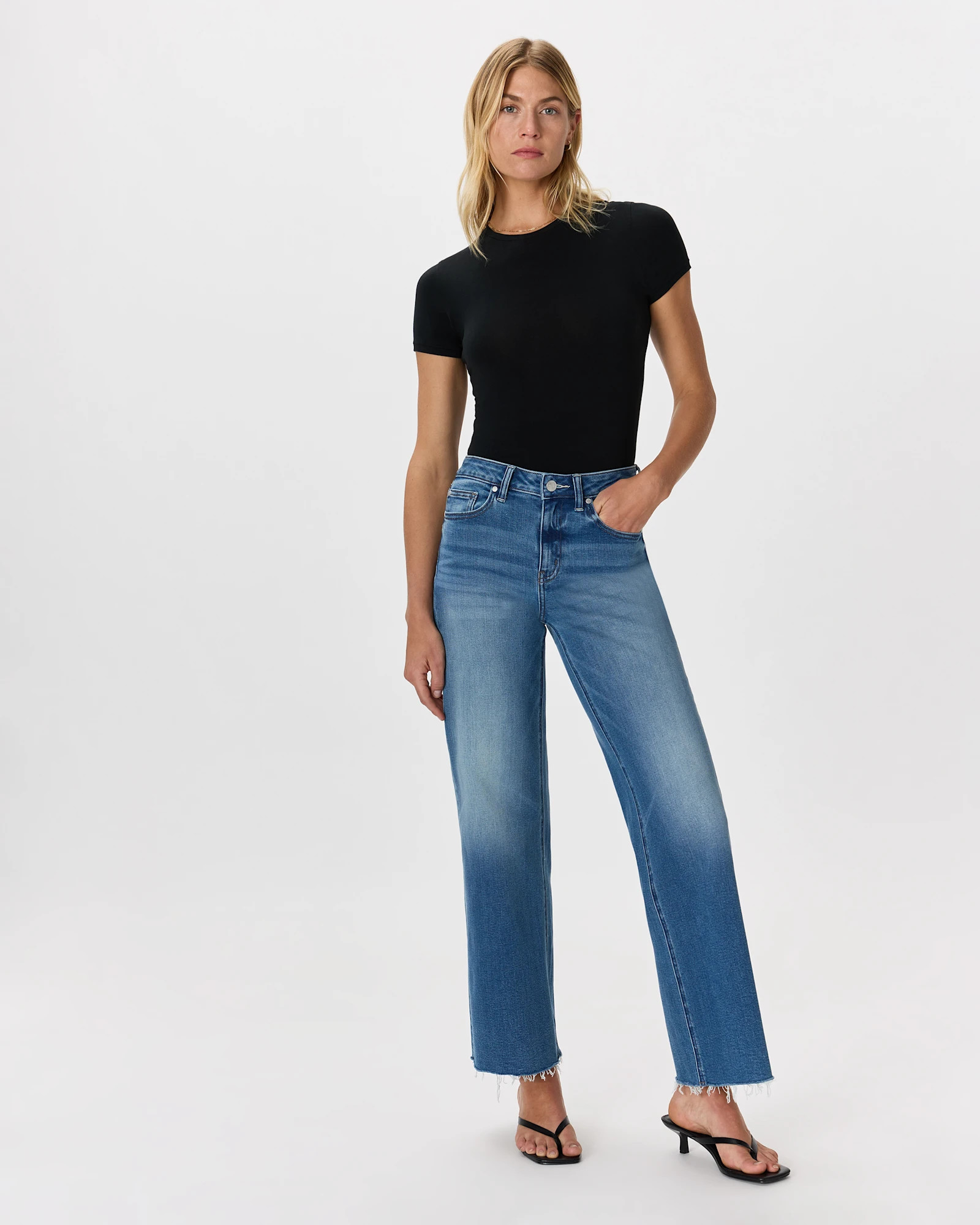 Bella Stretch Wide Leg Jeans | Quince