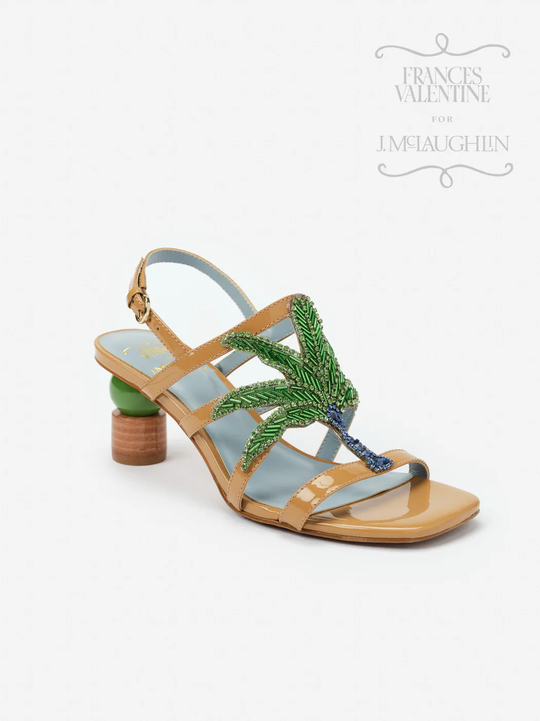 Natural Solid Frances Valentine Bianca Heels | Women's Shoes | J.McLaughlin | J.McLaughlin