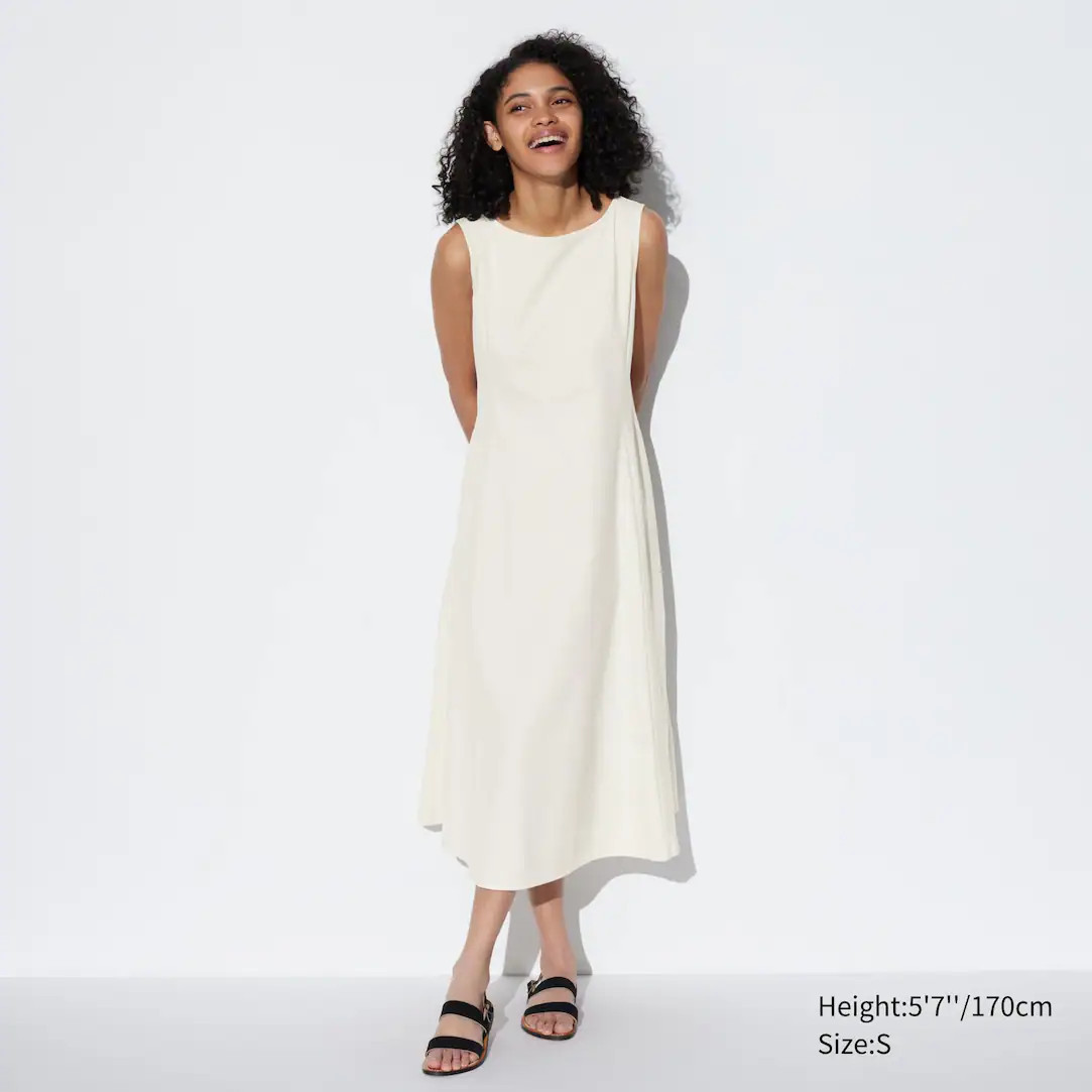 Ultra Stretch AIRism Sleeveless Dress | UNIQLO (UK)