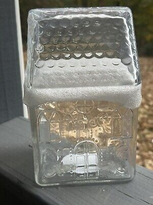 NEW Target Bullseye Christmas Gingerbread House Clear Glass Candy Cookie Jar | eBay US