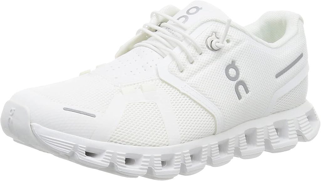 Amazon.com | ON Women's Cloud 5 Sneakers, All White, 10 Medium US | Fashion Sneakers | Amazon (US)