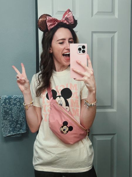 Ready for a day at Disneyland! First time wearing my Stoney clover fanny pack which is an early bday gift from Freddy ☺️🥳 

Disney outfit, Disney style 

#LTKFind #LTKtravel #LTKstyletip