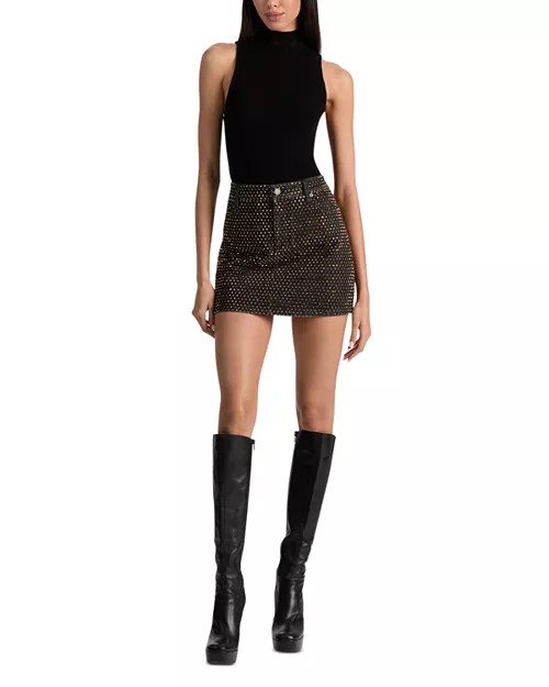 Joss High Rise Embellished Mini Skirt | Bloomingdale's (US)