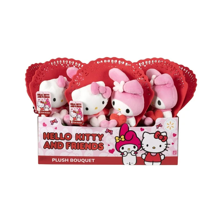 Hello Kitty® and Friends - 13 inch Plush Special Valentine’s Bouquet | Walmart (US)