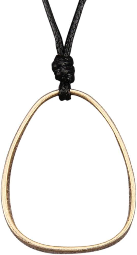 Long Pendant Necklace for Women Vintage Adjustable Beaded Pendant Y Choker Ethnic Style Hippie Sw... | Amazon (US)