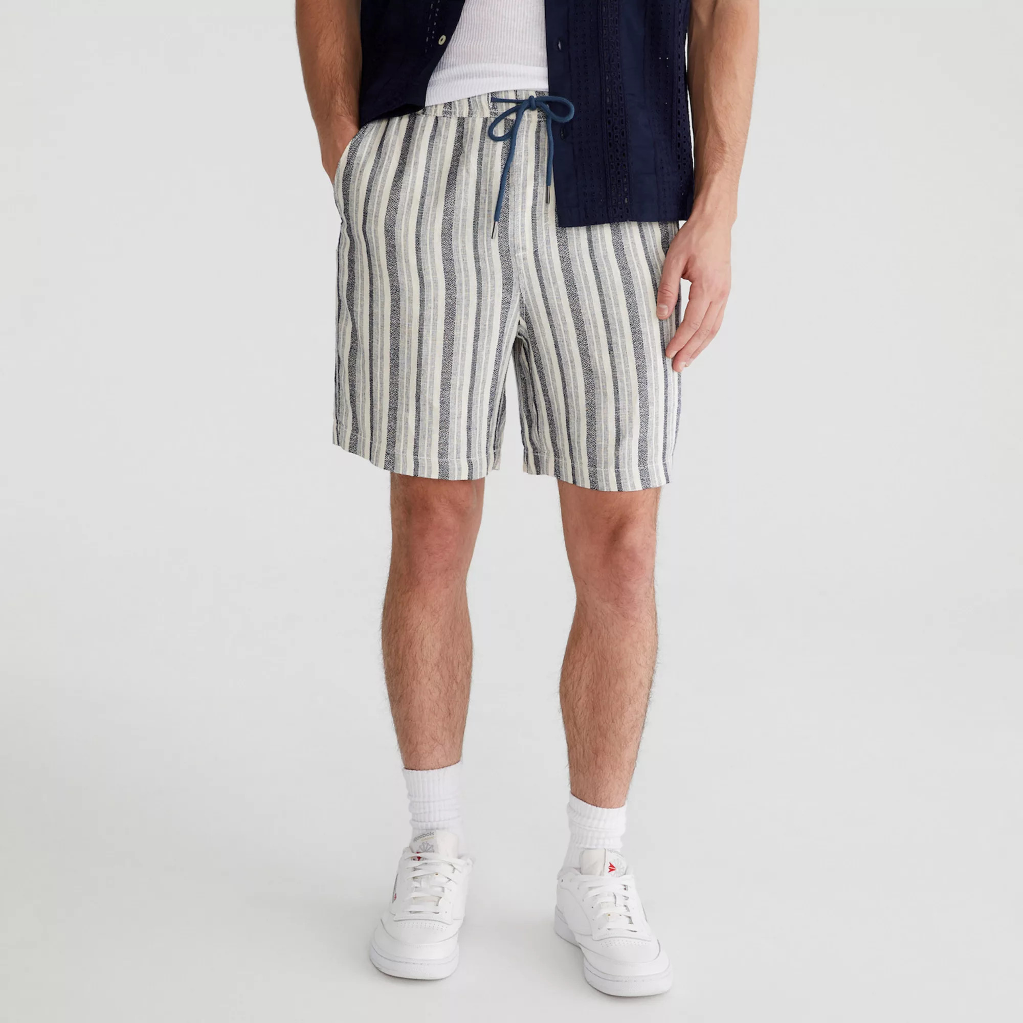 Men's Aeropostale Linen 7" Pull-On Drawstring Shorts | Kohl's