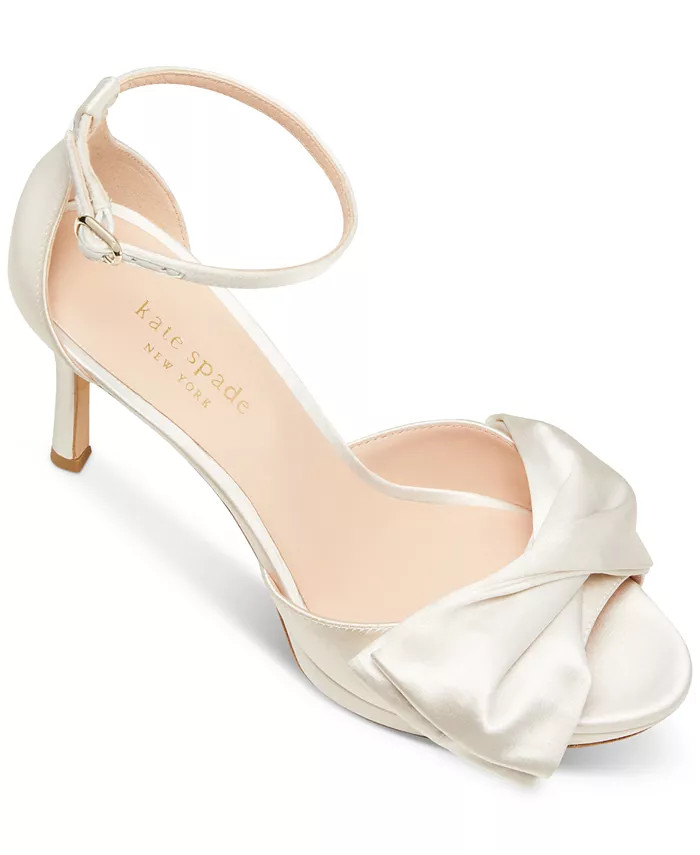 Women's Bridal Satin Evening Dress Heels | Macy's
