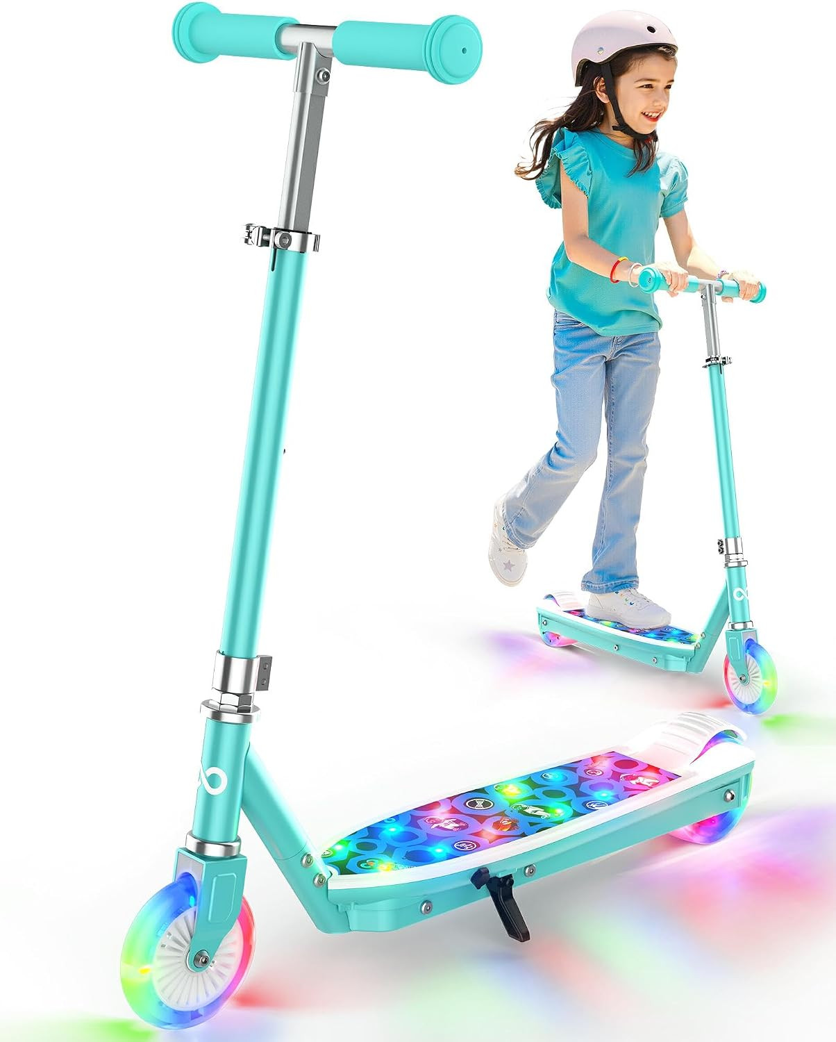 Gyroor KS2 Electric Scooter for Kids, 5 MPH, LED Light-Up Wheels, Ages 3-8 | Amazon (US)