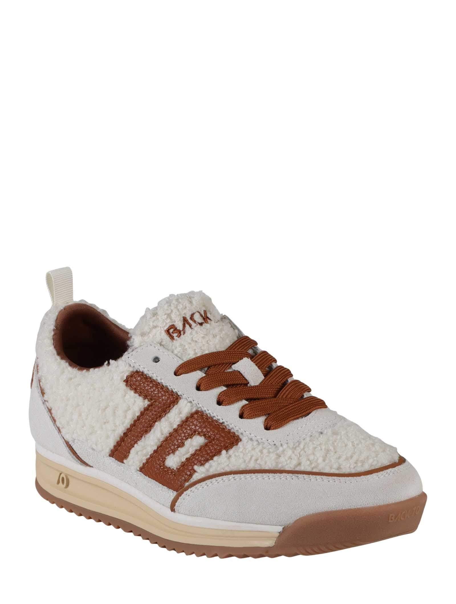 Jogger Ft in Milk Ice Cuoio Sneakers | Women's Shoes by BACK 70 | JAYNE