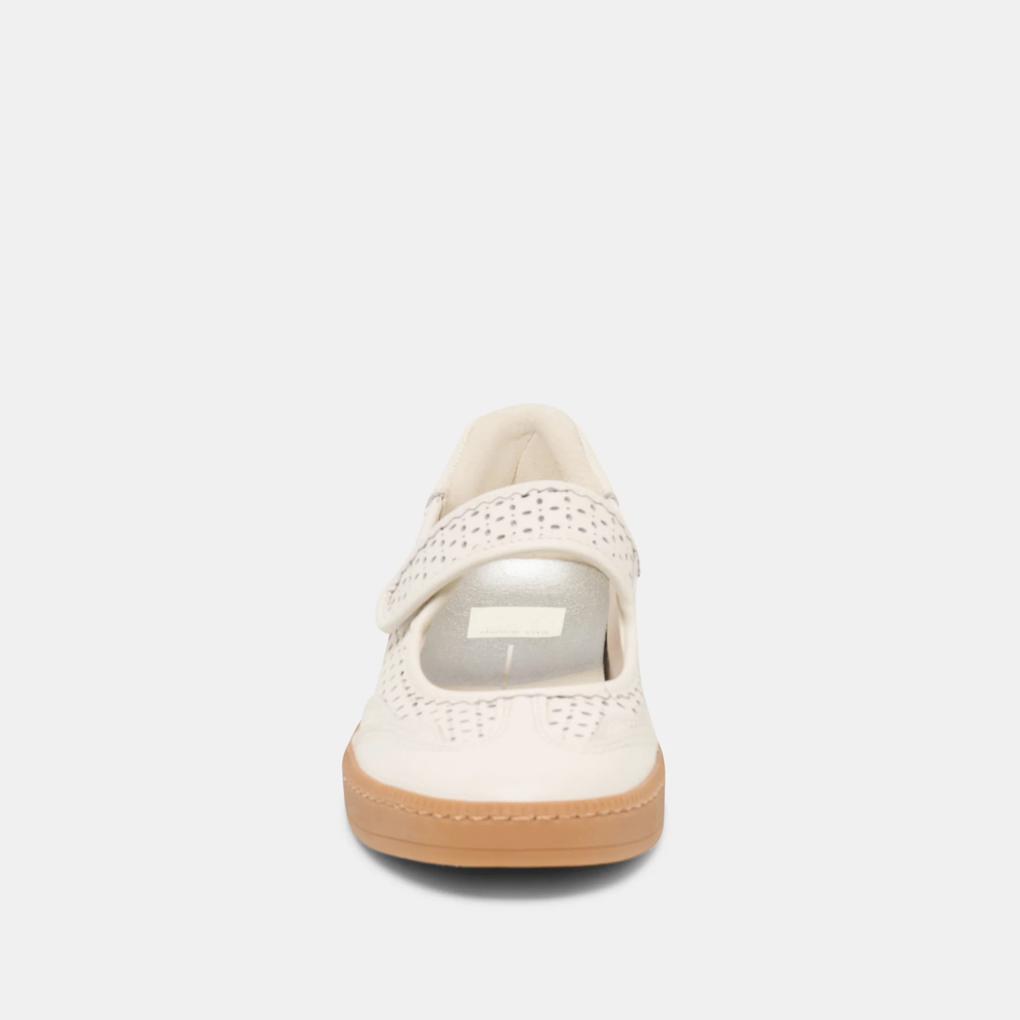 Nanet Sneakers White Perforated Leather | DolceVita.com
