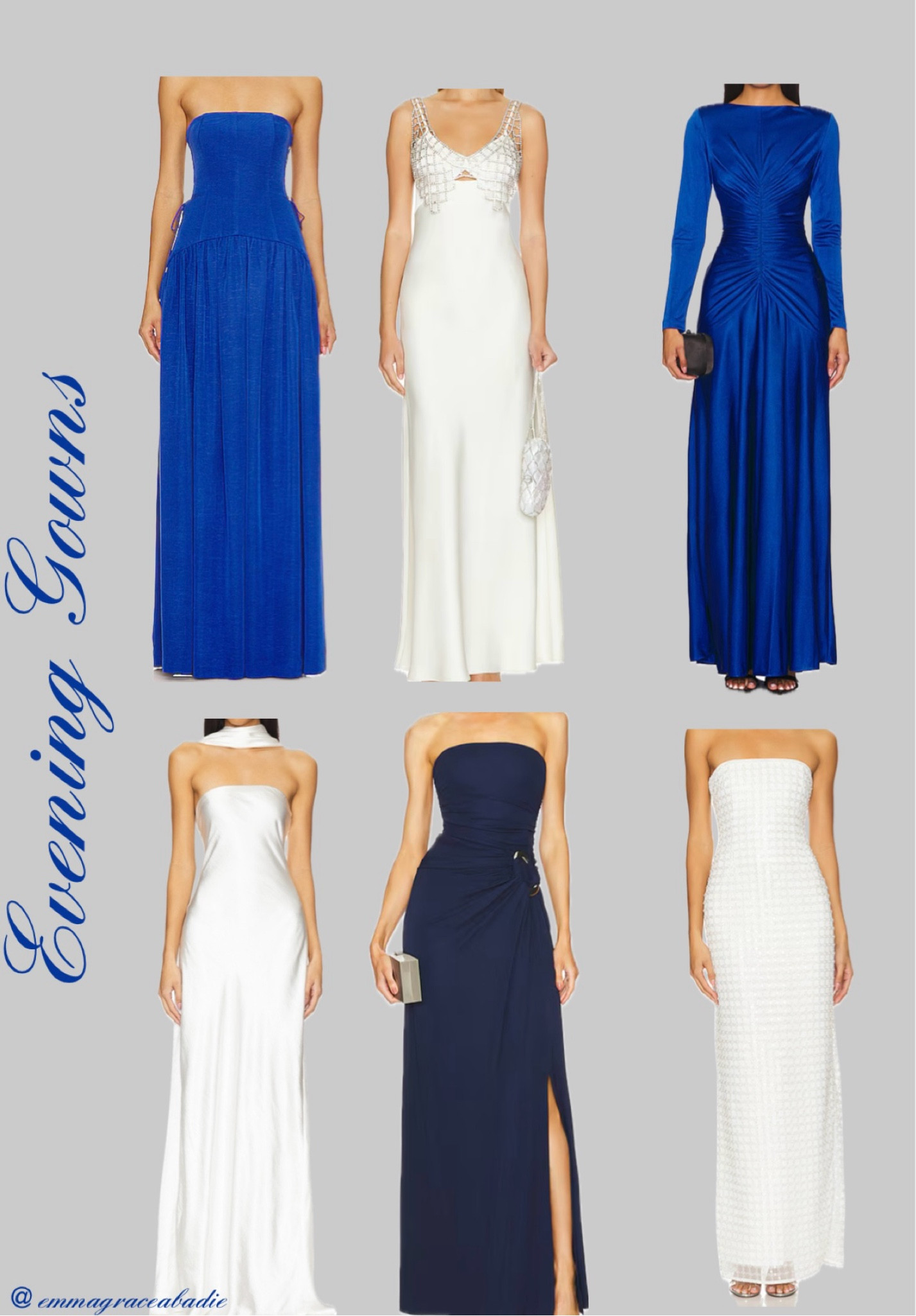 Blue and White Evening Gowns!

#LTKHoliday #LTKSeasonal #LTKStyleTip