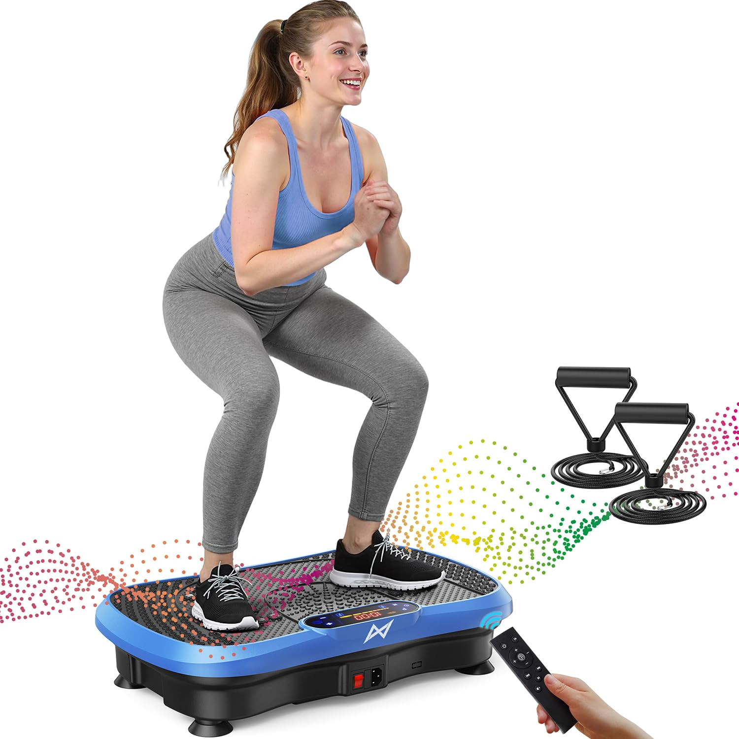 AXV Vibration Plate Fitness Platform Exercise Machine Vibrating Shaking Full Body Shaker Workout ... | Amazon (US)
