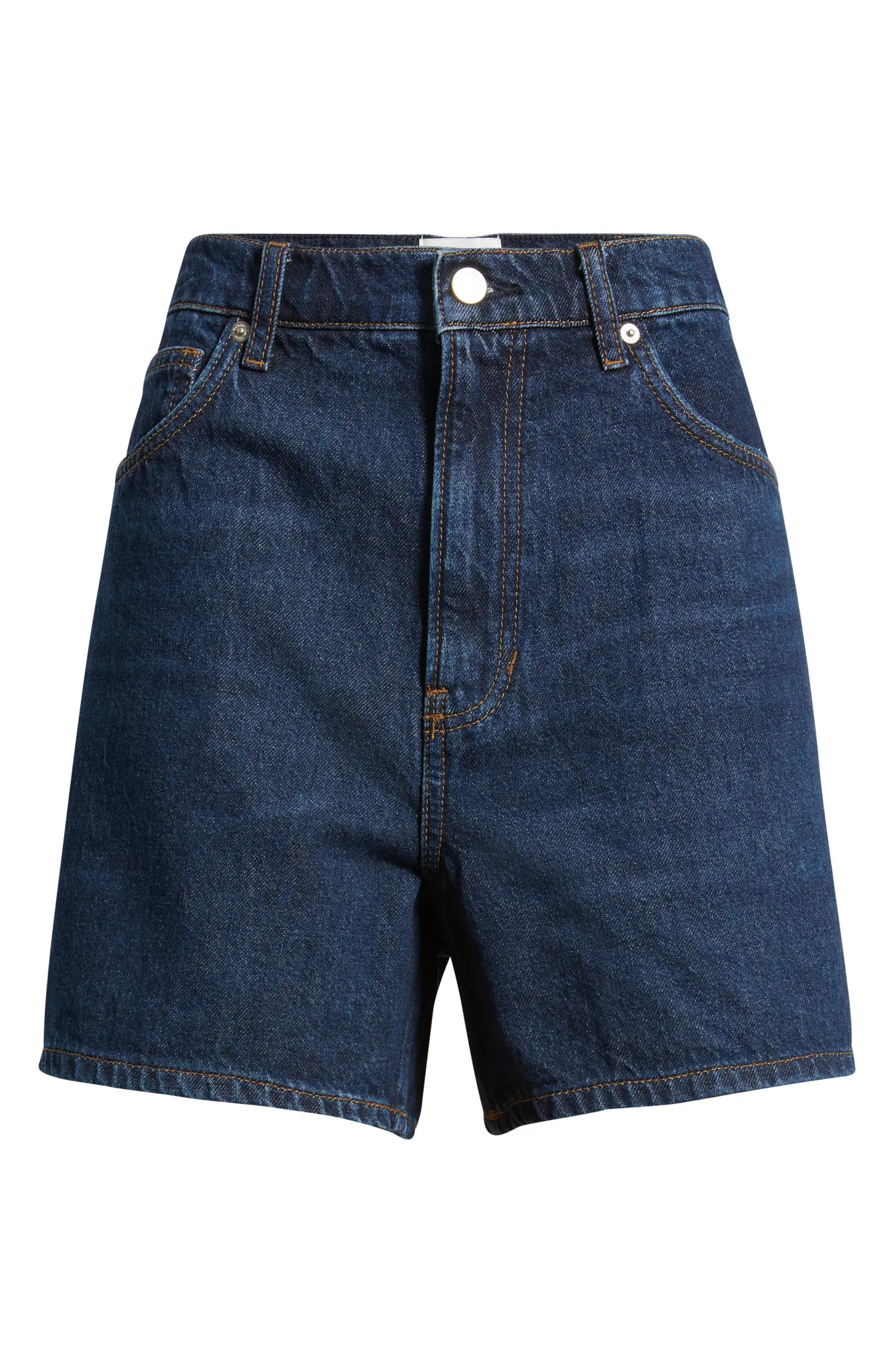 Saige High Waist Raw Hem Denim Cutoff Shorts | Nordstrom