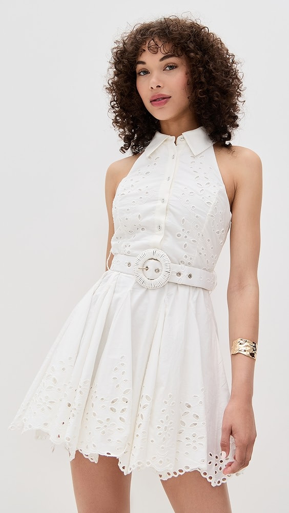 Short Dress with Buckle Belt | Shopbop