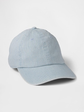 Pinstripe Denim Baseball Hat | Gap (US)