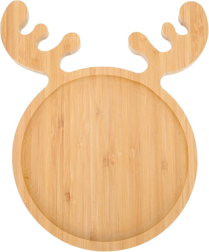 Cabilock Christmas Charcuterie Board Tree Shaped Charcuterie Board Wooden Appetizer Tray Christma... | Amazon (US)