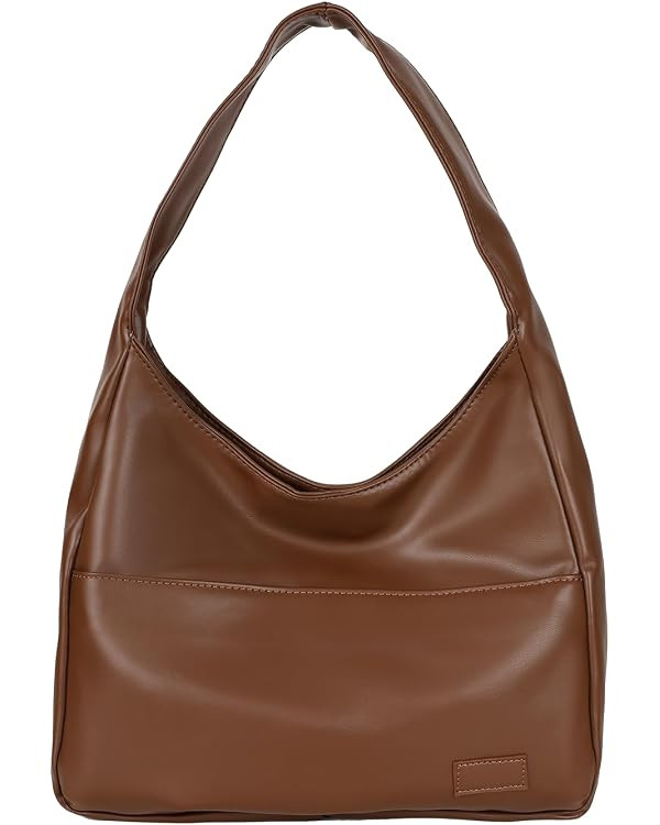 Pocadri Women Tote Handbags Chic Vegan Leather Tote Bag Purse Stylish Casual Trendy Large Soft Sh... | Amazon (US)