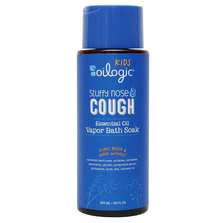 Oilogic Kids Stuffy Nose & Cough Vapor Bath, 9.6 fl oz | Walmart (US)