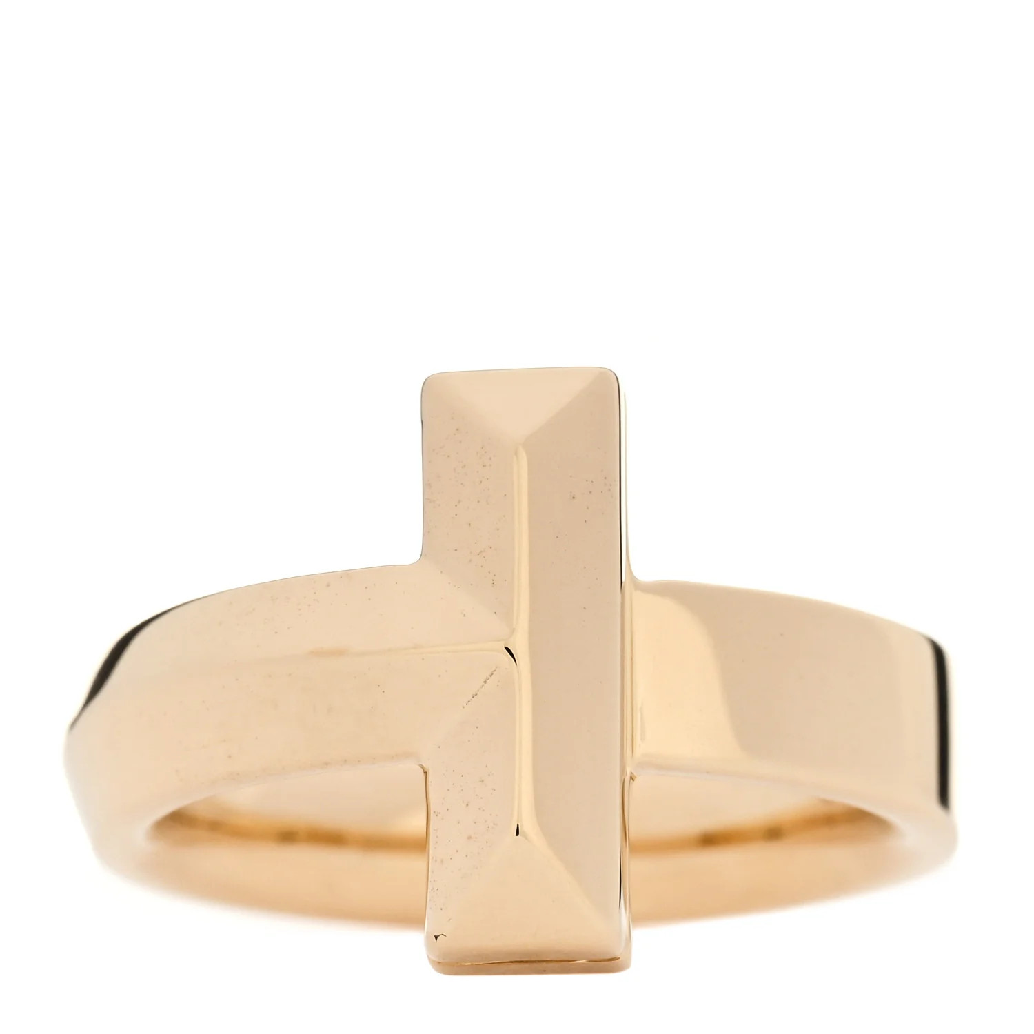 18K Yellow Gold 4.5mm T T1 Ring 49 4.75 | FASHIONPHILE (US)