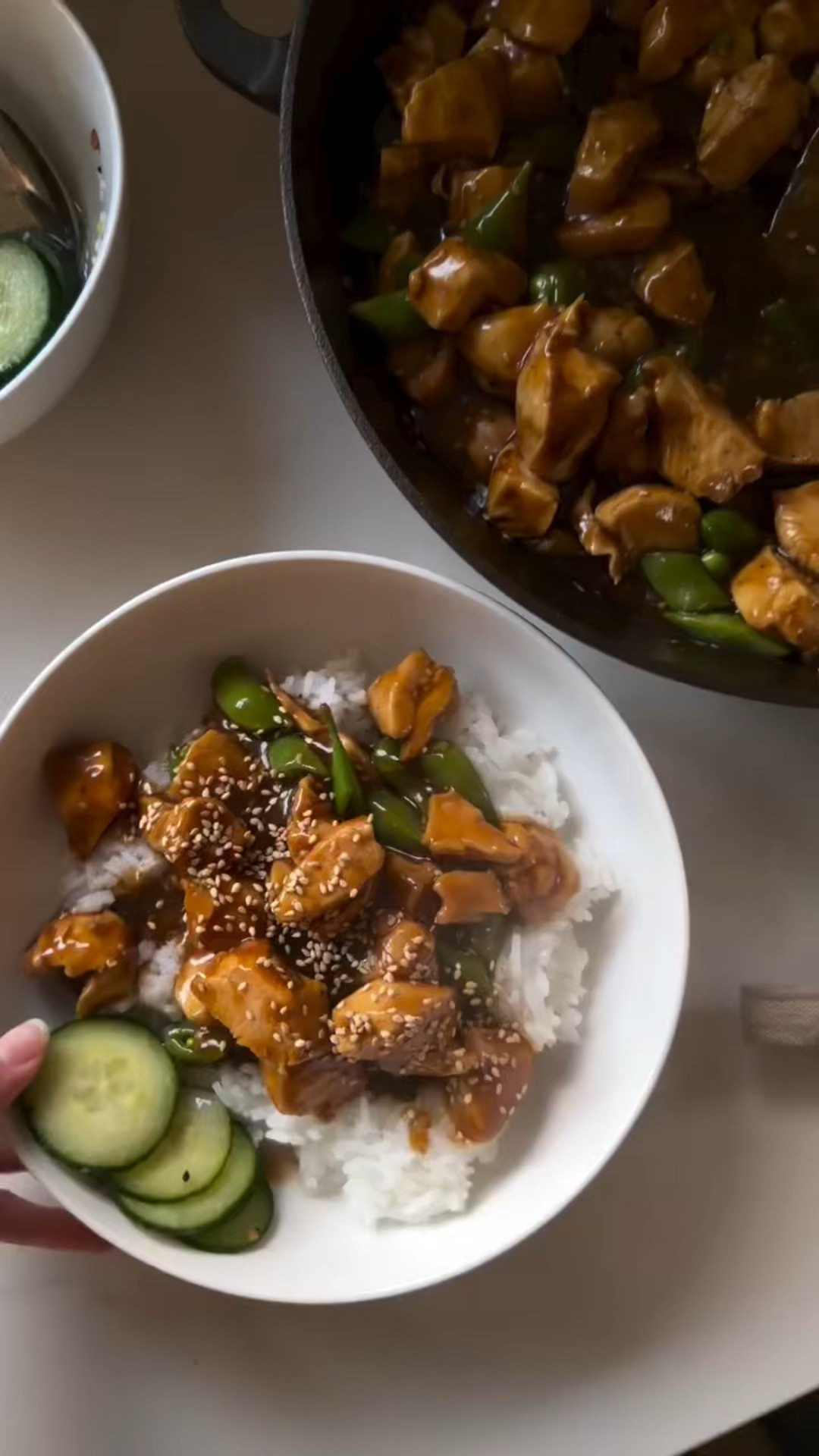 Easy chicken stir fry that comes together fast and is perfect for busy weeknights. Simple ingredients, a quick homemade sauce, and so flavorful. Serve it over rice or noodles for an easy family dinner.

#LTKHome #LTKSeasonal #LTKfoodie