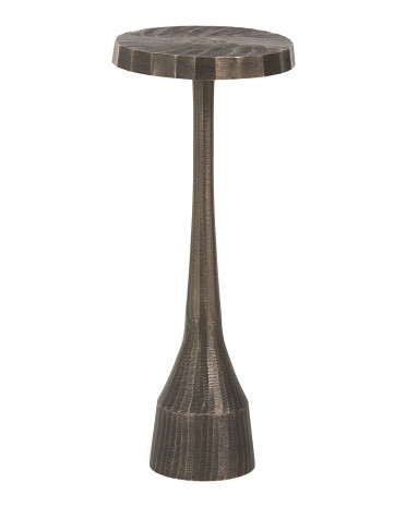 13x22 Cast Aluminum Bowman Accent Table | TJ Maxx