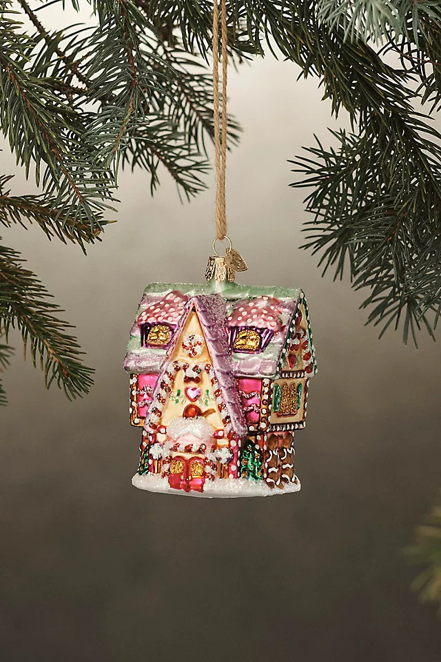 Cupcake Cottage Glass Ornament | Anthropologie (US)