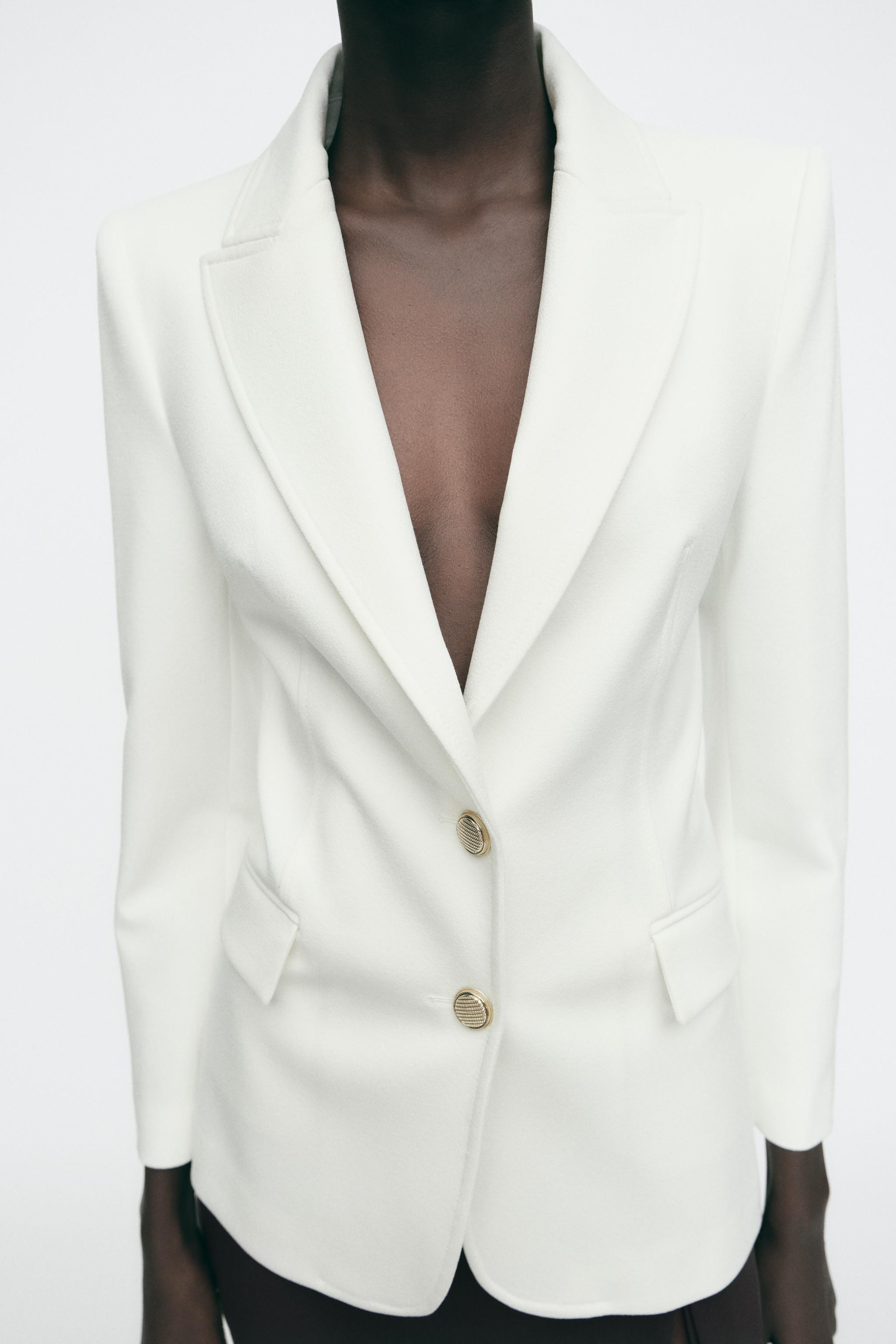 FITTED SHOULDER PAD BLAZER | Zara US