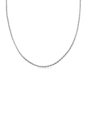 Belk Silverworks Silver Plated Chain Necklace | Belk