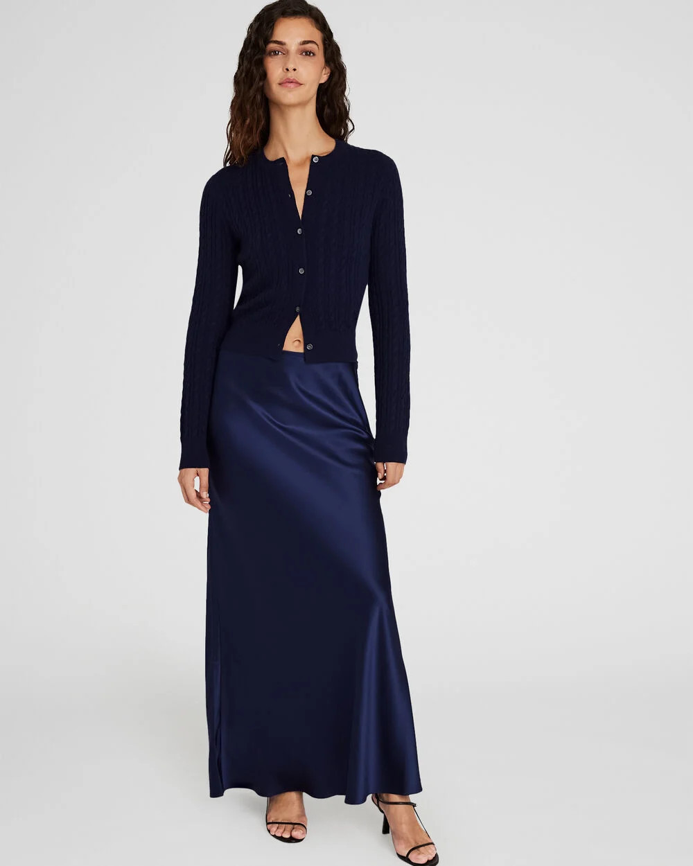 Silk Charmeuse Maxi Skirt | Club Monaco (Global)