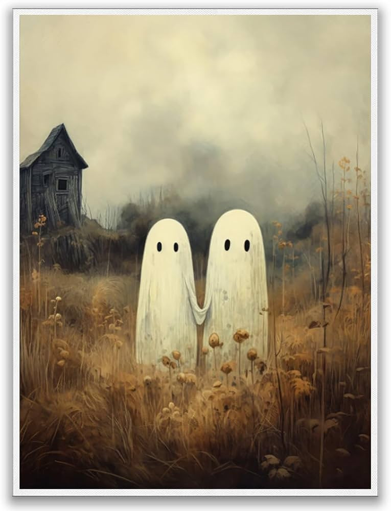 Generic Ghost in an Abandoned Arcade Canvas Print Poster Nostalgia Posters Room Aesthetic Decor D... | Amazon (US)