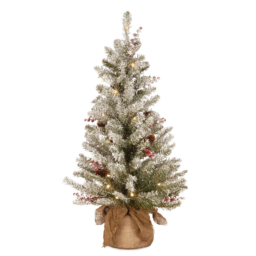 3 ft.Pre-Lit Pine Cone Tree with LED Lights | National Tree Company