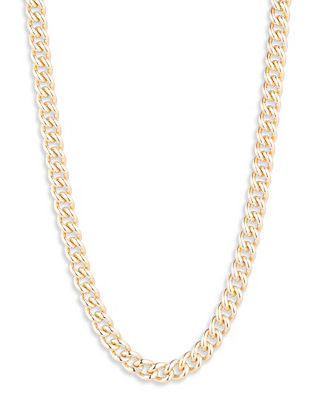 Gold-Tone Chain Collar Necklace | Macy's