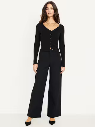 High-Waisted Pixie Super Wide-Leg Pants | Old Navy (US)