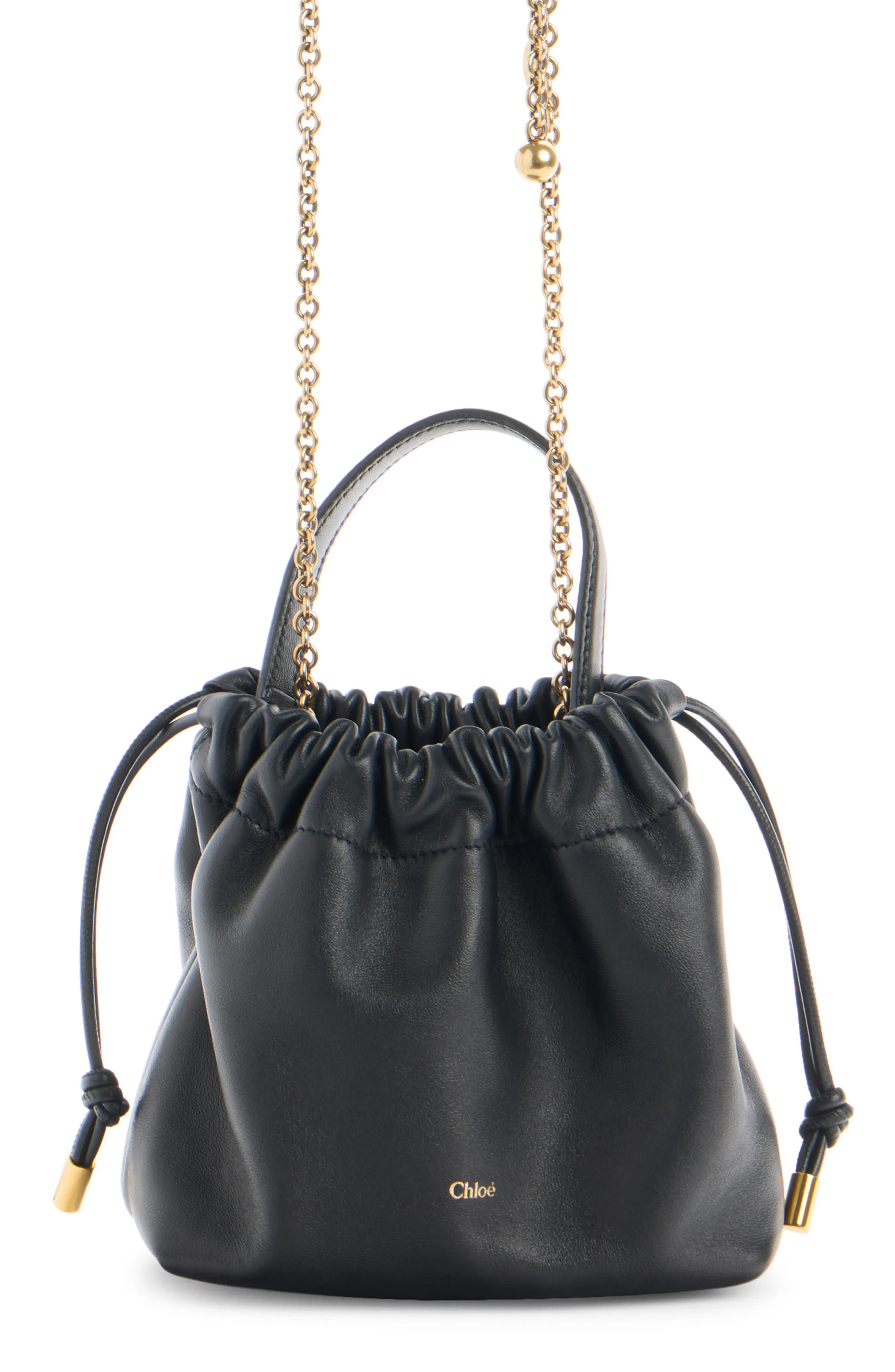 Chlo\u00e9 Mini Icons Leather Shoulder Bag (Women) | Nordstrom | Nordstrom