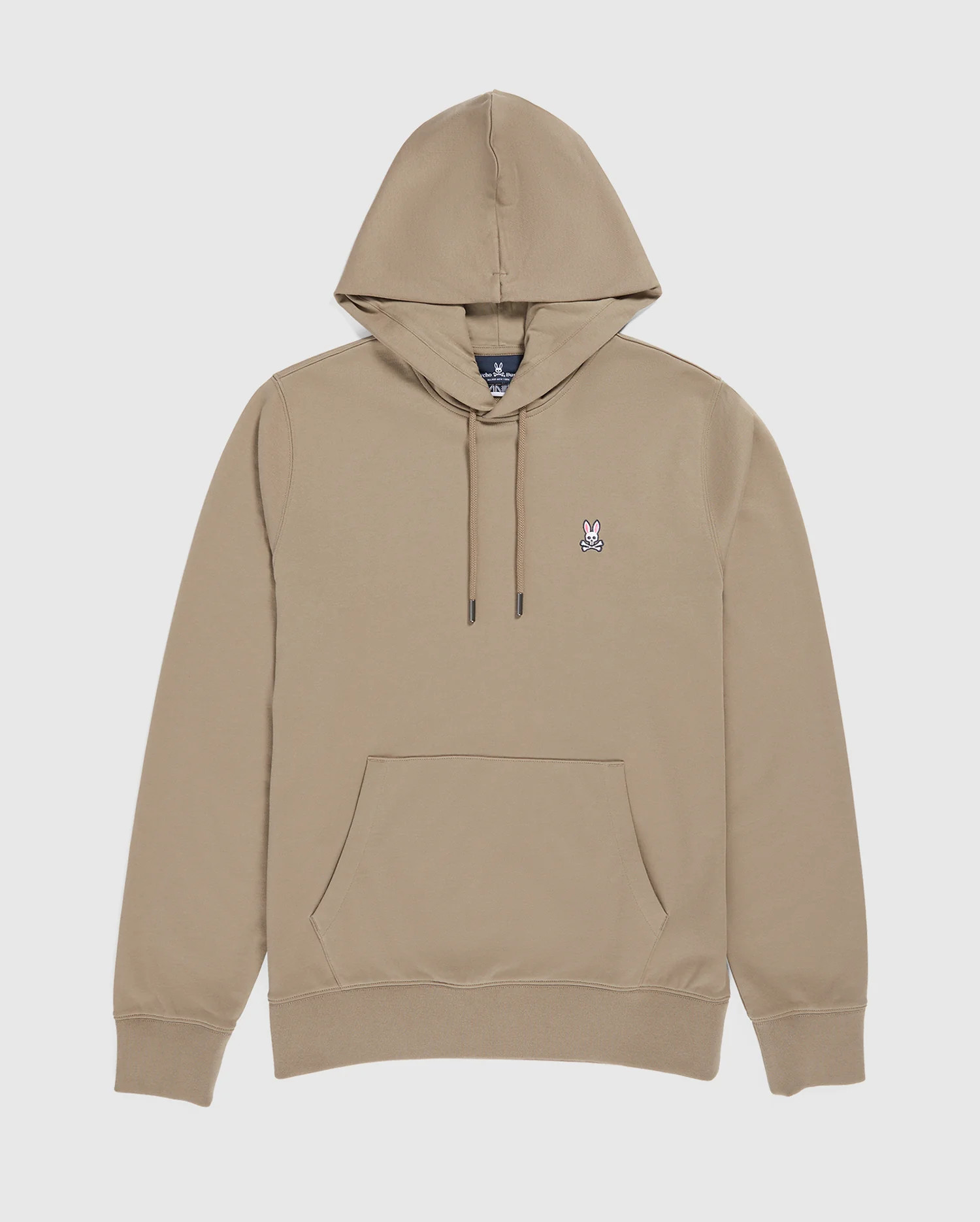 MENS FRENCH TERRY HOODIE CREAM | PSYCHO BUNNY | Psycho Bunny (US)