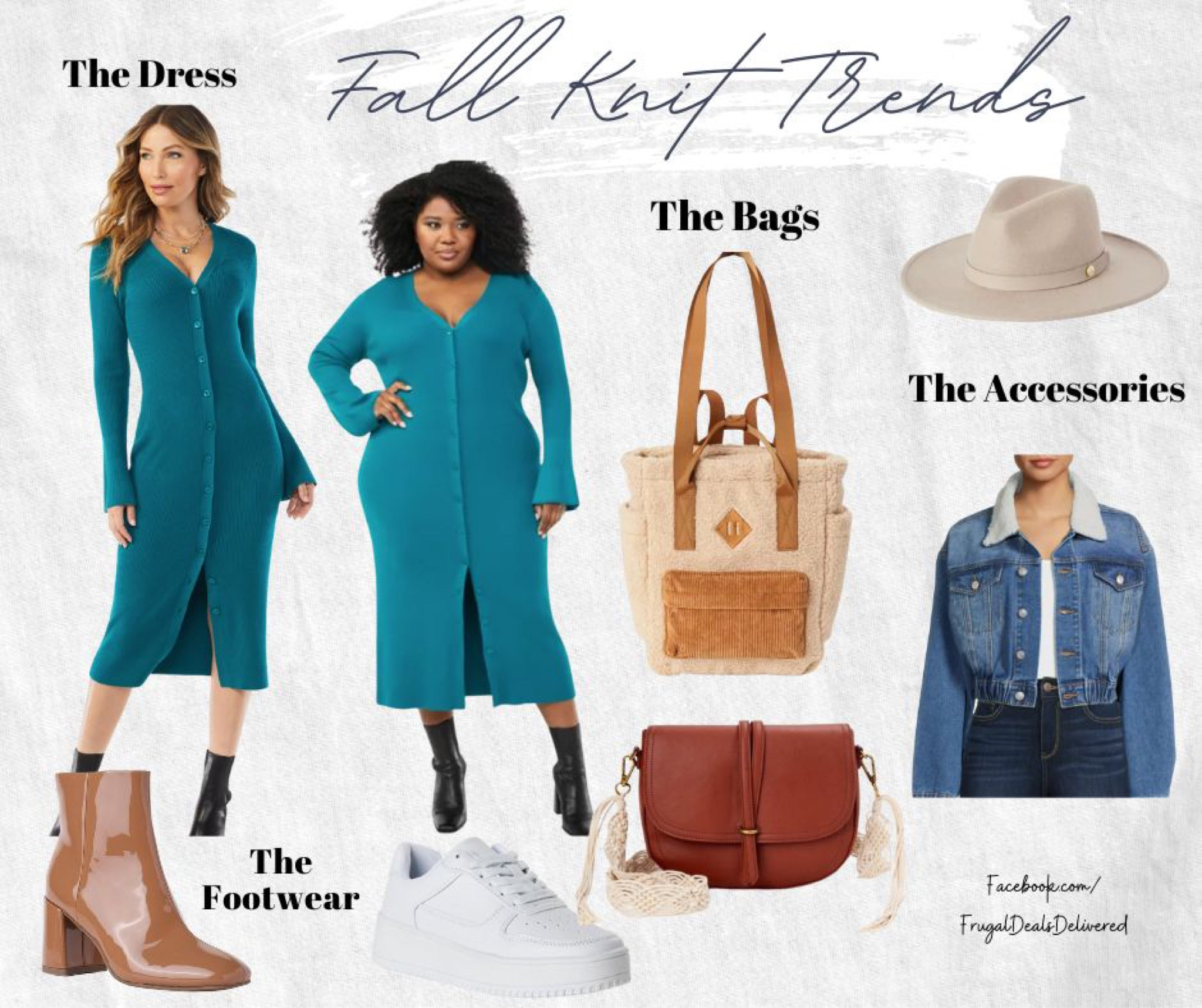 These Fall Fashion knots are trending!! Don’t forget the boots and accessories to top off the look! 
... tell me which one you LOVE the most or have to have below!


Screenshot this pic to get shoppable product details with the LIKEtoKNOW.it shopping app make sure you follow FrugalDealsDelivered for more ideas and collage inspiration! 

Follow my shop @FrugalDealsDelivered on the @shop.LTK app to shop this post and get my exclusive app-only content!


Follow my shop @FrugalDealsDelivered on the @shop.LTK app to shop this post and get my exclusive app-only content!

#liketkit 
@shop.ltk
https://liketk.it/3QLRY 

Follow my shop @FrugalDealsDelivered on the @shop.LTK app to shop this post and get my exclusive app-only content!

#liketkit #LTKSeasonal #LTKstyletip #LTKunder50 #LTKcurves #LTKSeasonal #LTKunder50
@shop.ltk
https://liketk.it/3QRdV

#LTKGiftGuide #LTKsalealert #LTKcurves