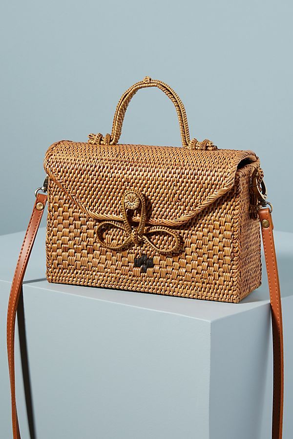 Bailey Rattan Crossbody Bag | Anthropologie (US)