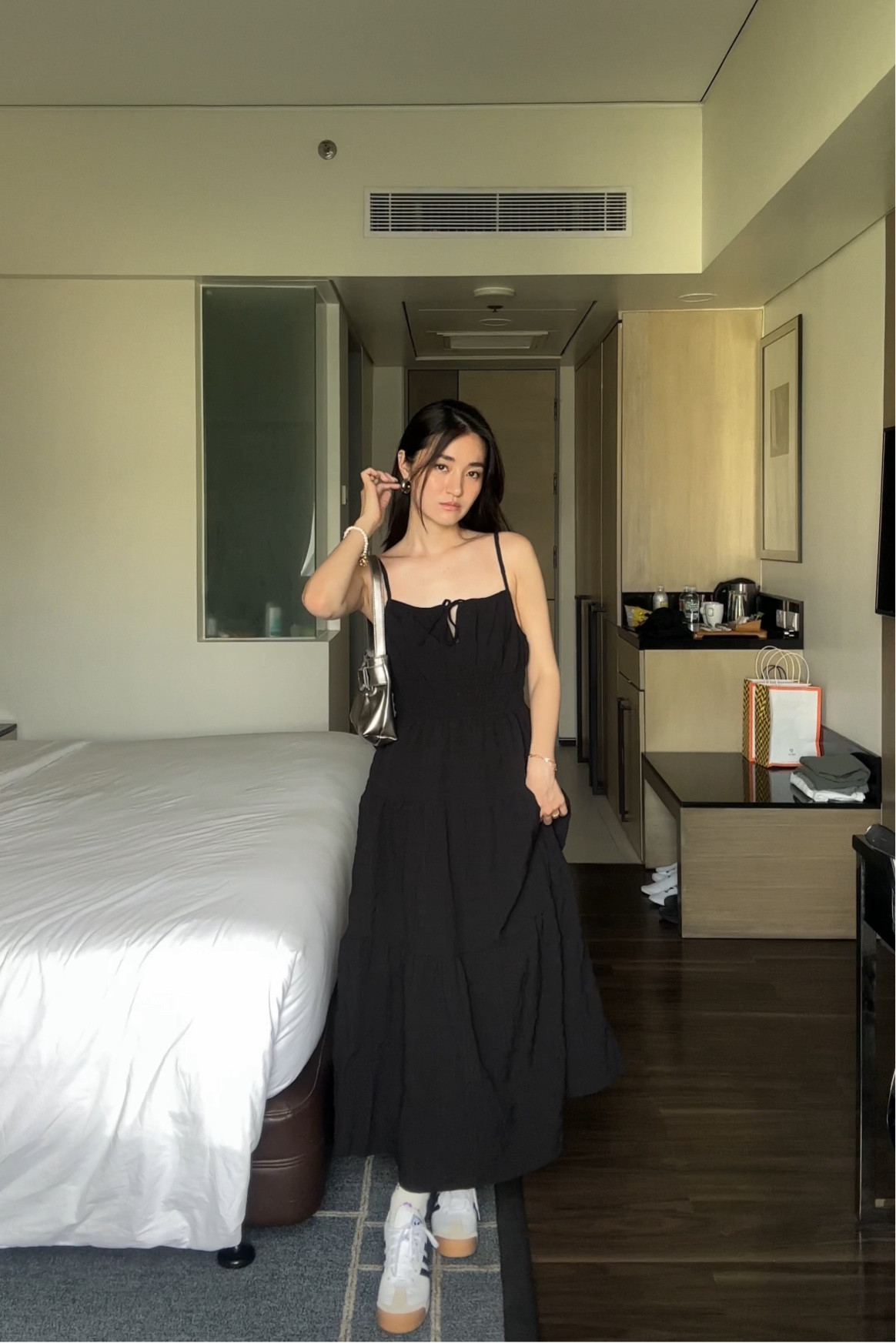 Black maxi summer dress 🖤 

#summerdress #koreanfashion #maxidress

#LTKtravel #LTKsummer #LTKkorea