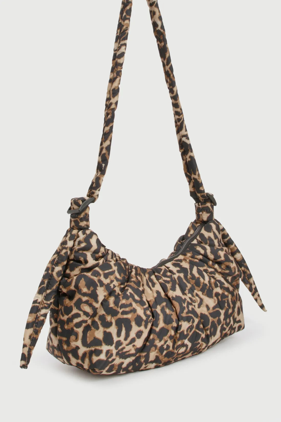 Leopard Print Nylon Cross Body Bag | Boohoo.com (UK & IE)