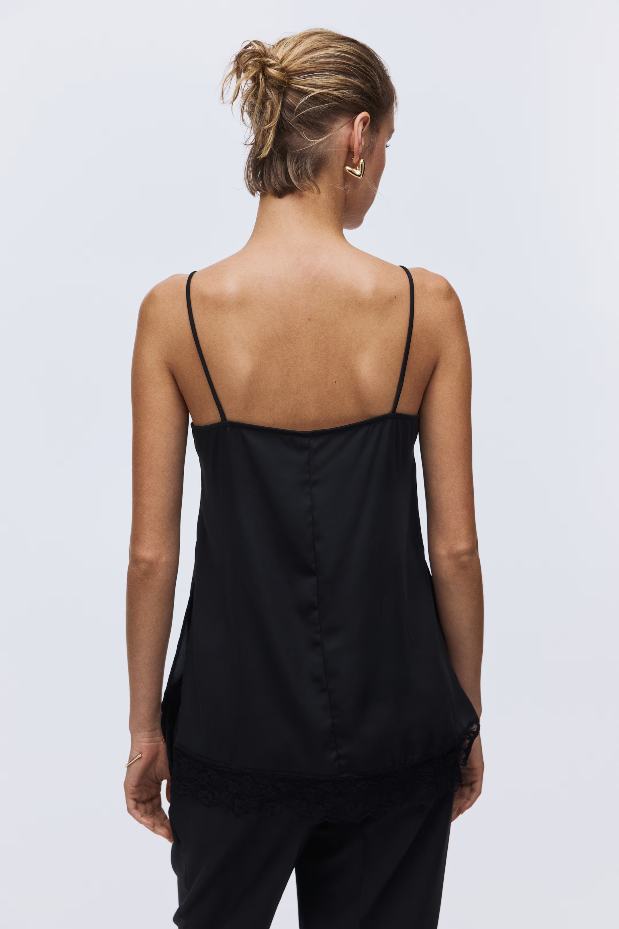 Lace-Trimmed Camisole Top | H&M (US + CA)