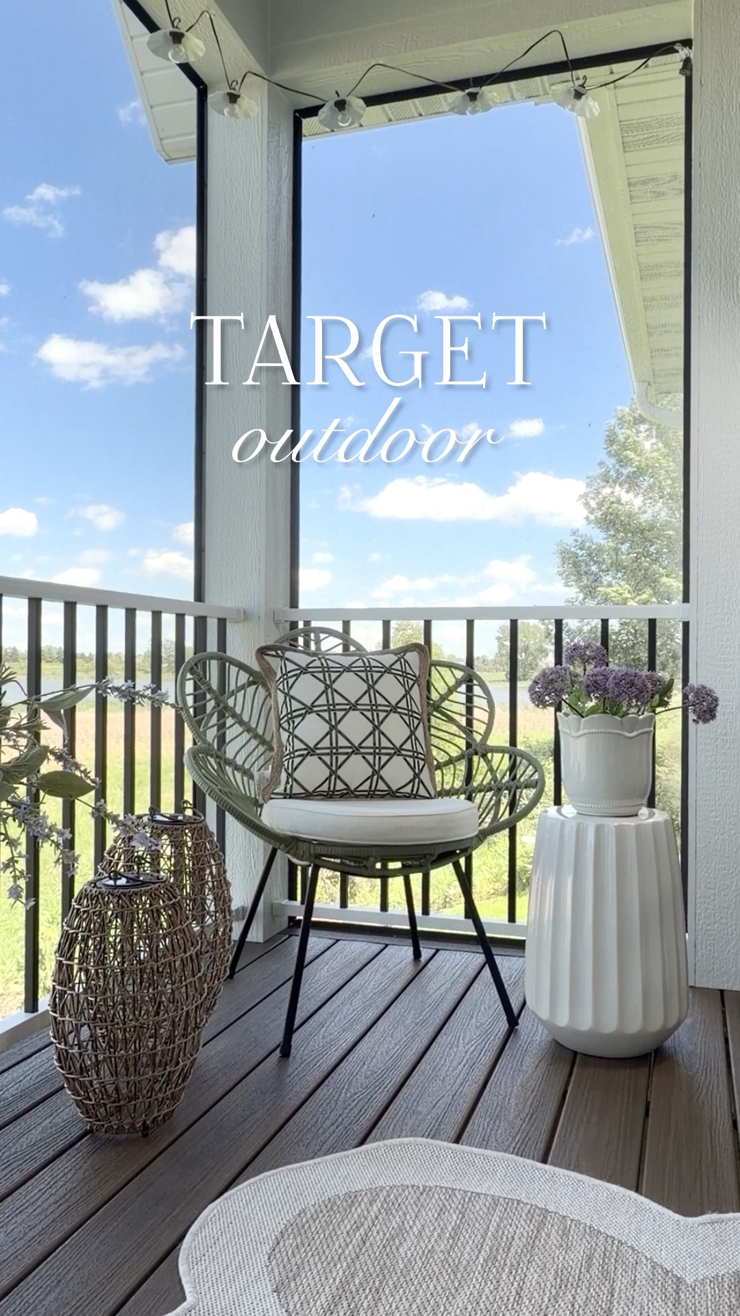 Create cozy spots, for your outdoor gatherings, with @Target. Add LED lanterns, new outdoor pillows and a pretty planter filled with summer blooms. If you need an outdoor accent or drink table, how pretty is this fluted one?! Grab a couple for outdoor entertaining.

#LTKSeasonal #LTKHome #LTKSaleAlert