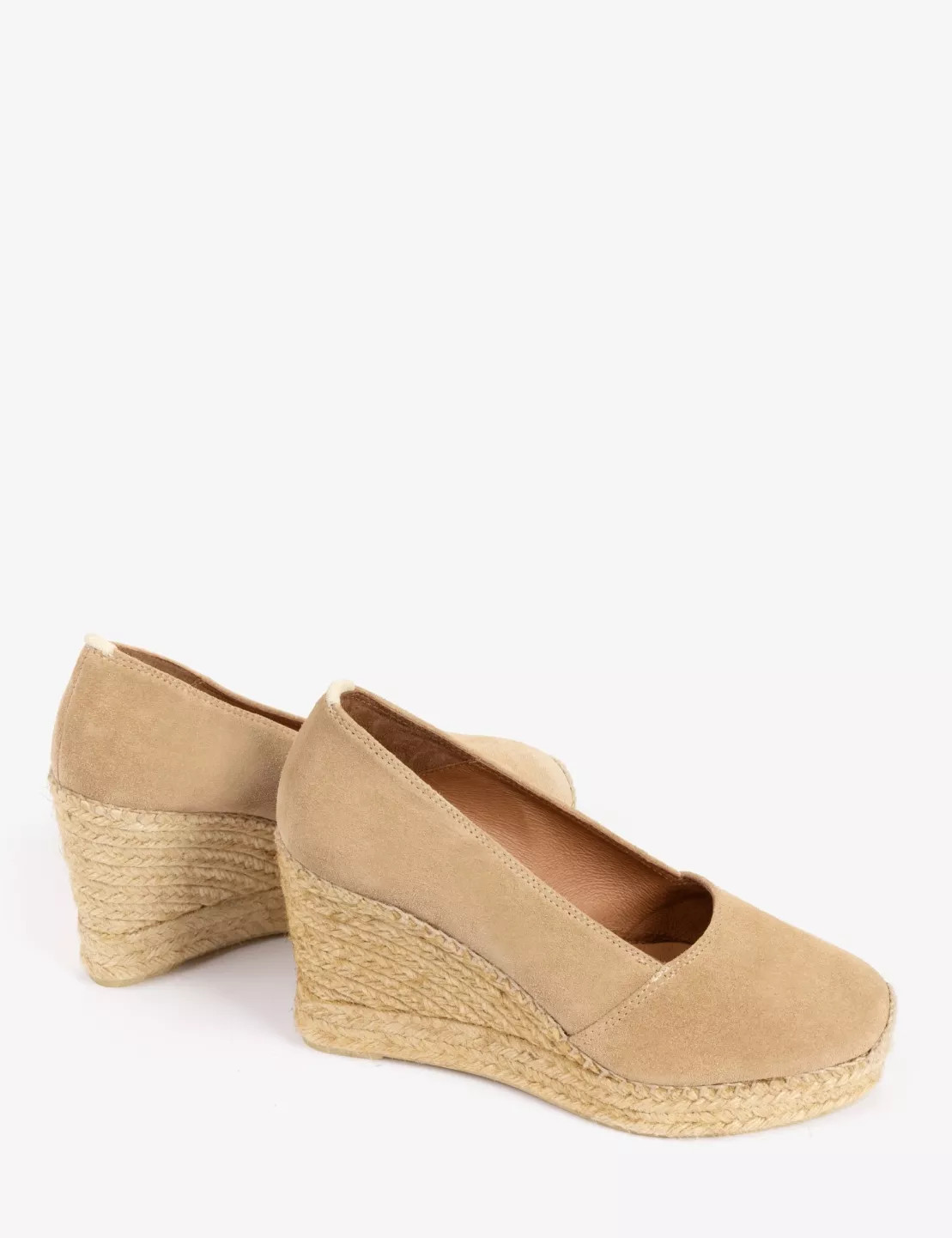 Colina Suede Espadrille - Sand | Penelope Chilvers