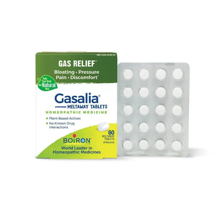 Boiron Gasalia Tablets, Homeopathic Medicine for Gas Relief, Bloating, Pressure, Pain, Discomfort... | Walmart (US)
