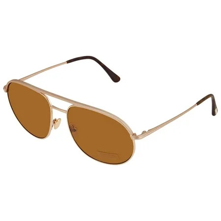 Tom Ford Brown Aviator Men s Sunglasses FT0772 29E 61 | Walmart (US)