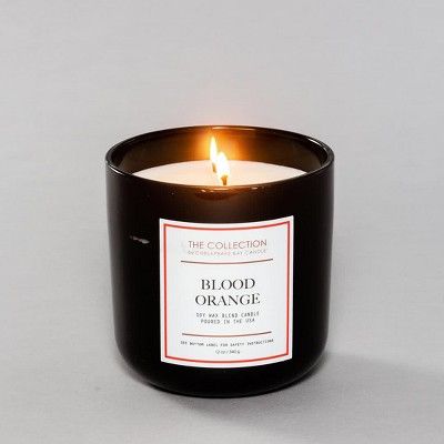 12oz Lidded Black Jar Candle Vanilla Birch - The Collection By Chesapeake Bay Candle | Target