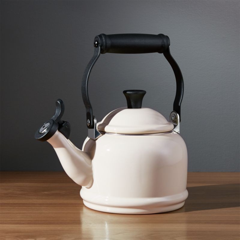 Le Creuset 1.25-Qt. Demi Cream Tea Kettle + Reviews | Crate and Barrel | Crate & Barrel